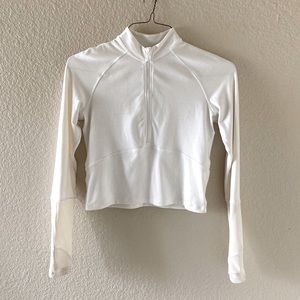 SOLD White Cropped Lululemon Jacket (size 4)
